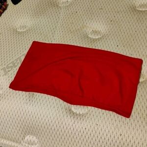 Red Shein Tube Top  Size Large